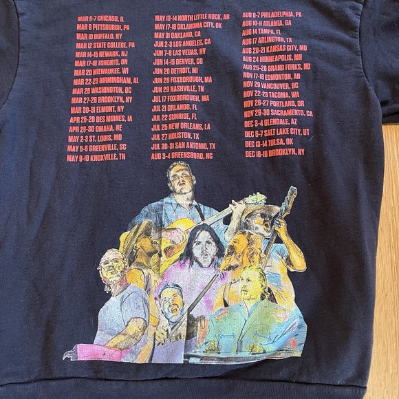 Zach Bryan The Quittin Time Tour Hoodie 2024 Official Merch Men's L - Picture 3 of 9